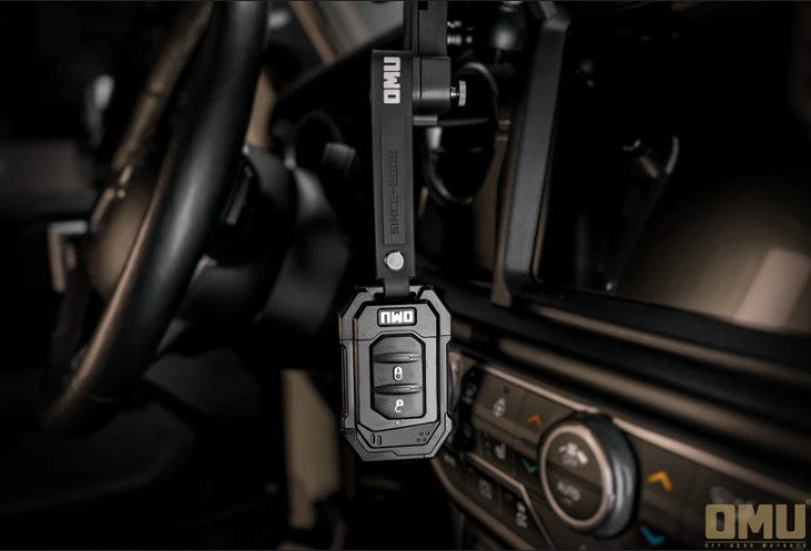 OMU Genesis Series Aluminum Key Case Key Fob - Jeep Wrangler JL/JLU/4XE/JT 2018+ - 4X4 WAVERS