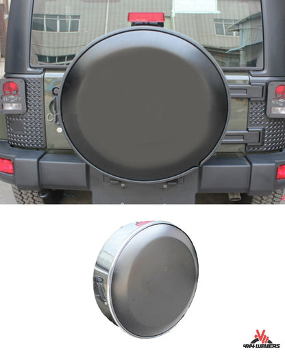 4X4WAVERS Spare Tire Stainless Steel & Plastic Hard Shell Cover - Jeep Wrangler JK/JKU 2007-2018