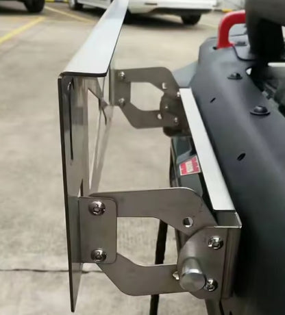 4X4WAVERS License plate relocation adapter Holder - Move Plate UP Down - All Jeep Wrangler Models