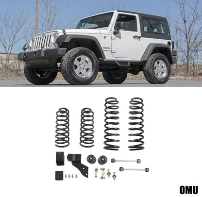 OMU 2.5" Heavy Duty Lift Kit with Coil Springs - Jeep Wrangler JK/JKU 2007-2018 - 4X4 WAVERS