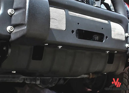 4X4WAVERS Armor Defense Steel Front Bumper Skid Plate - AEV Style - Jeep Wrangler JK/JKU 2007-2018