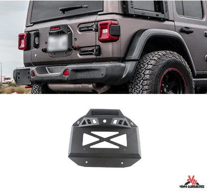 4X4WAVERS Tailgate License Plate Holder Bracket -  Jeep Wrangler JL/JLU/4XE 2018+ - 4X4 WAVERS