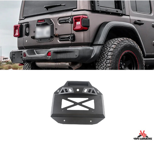 4X4WAVERS Tailgate License Plate Holder Bracket -  Jeep Wrangler JL/JLU/4XE 2018+ - 4X4 WAVERS
