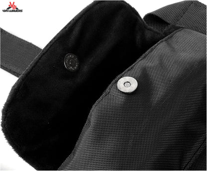 4X4WAVERS Black Car Roll Bar Grab Handle Sunglasses Holder Storage Bag (1 pc) - All Jeep Wrangler Models and Offroad Vehicles - Universal - 4X4 WAVERS