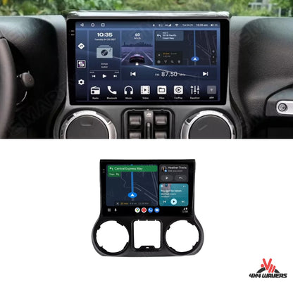 4X4WAVERS Jeep Wrangler Touch Screen Stereo - GPS,  Wireless Apple CarPlay and Android Auto - Jeep Wrangler JK/JKU 2011-2014 - 4X4 WAVERS