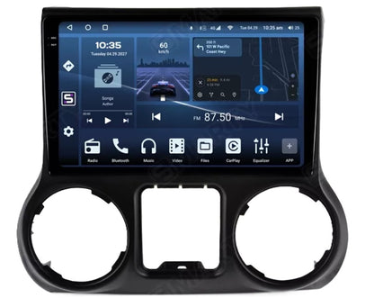 4X4WAVERS Jeep Wrangler Touch Screen Stereo - GPS,  Wireless Apple CarPlay and Android Auto - Jeep Wrangler JK/JKU 2011-2014 - 4X4 WAVERS