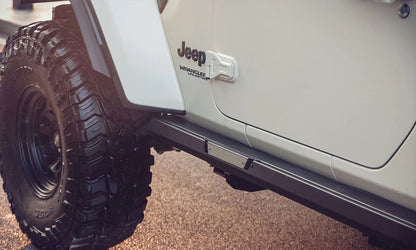 Barre latérale Premium 4X4WAVERS avec éclairage Cob - Jeep Wrangler JT-Gladiator 2019+