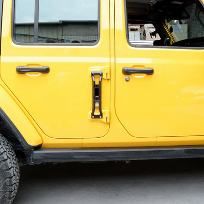 4X4WAVERS Aluminum Alloy Door Hinge Foot Step (Anti-Rust) - Jeep Wrangler JK/JKU/JL/JLU/4XE/JT  2007+