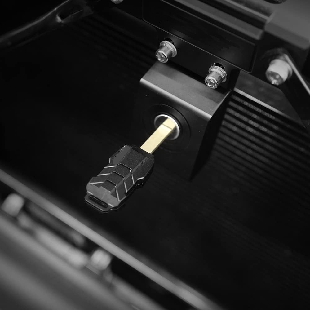 4X4WAVERS Anti-Theft Hidden Hood Grille Lock Kit with keys  - Jeep Wrangler JL/JLU/4XE/JT 2018-2023 - 4X4 WAVERS