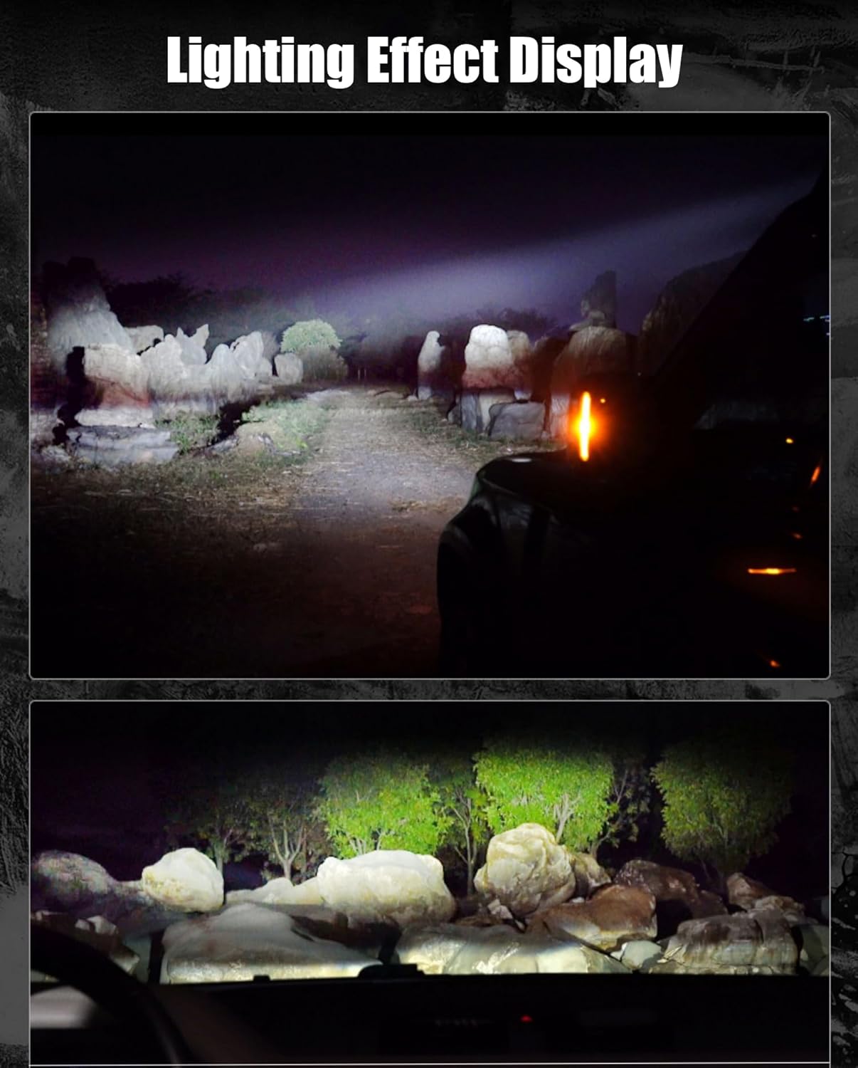 4X4WAVERS Discovery Series II Roof Front Spoiler with 4 Premium LED bars - Jeep Wrangler JL/JLU/4XE/JT 2018+ - 4X4 WAVERS