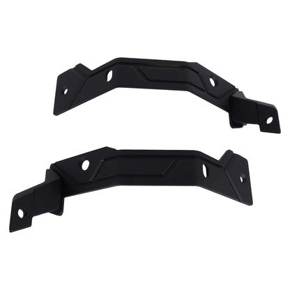 4X4WAVERS Aluminum Dual A-Pillar Light Mounting - Windshield Work/Spot Light Brackets - Jeep Wrangler JL/JLU/4XE/JT 2018+ (fits 4XE)