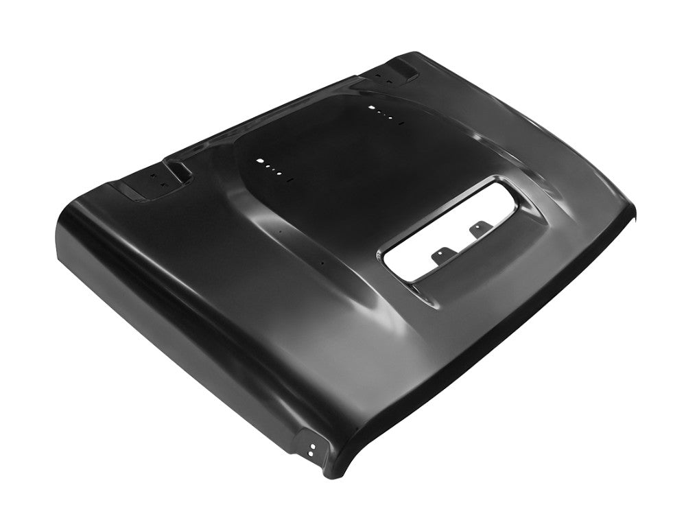 4X4WAVERS 392 Style Hood (Black Steel) with 392 logo - Jeep Wrangler JL/JLU/4XE/JT 2018+ - 4X4 WAVERS