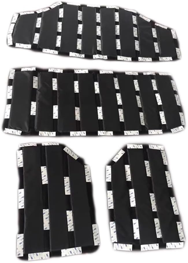 4X4WAVERS RR Design Hard Top Roof Insulator - All-Season Thermal Insulation - Jeep Wrangler JLU/4XE (4 doors) 2018+ - 4X4 WAVERS