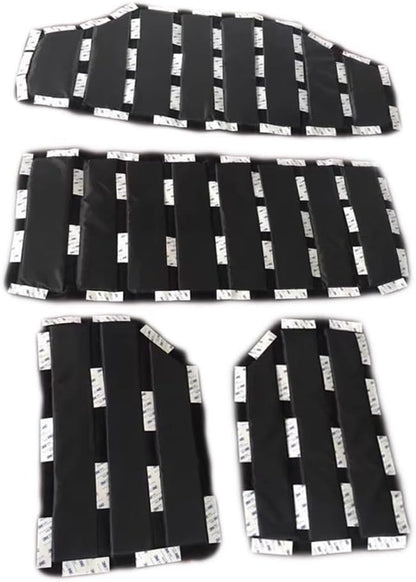 4X4WAVERS RR Design Hard Top Roof Insulator - All-Season Thermal Insulation - Jeep Wrangler JLU/4XE (4 doors) 2018+ - 4X4 WAVERS