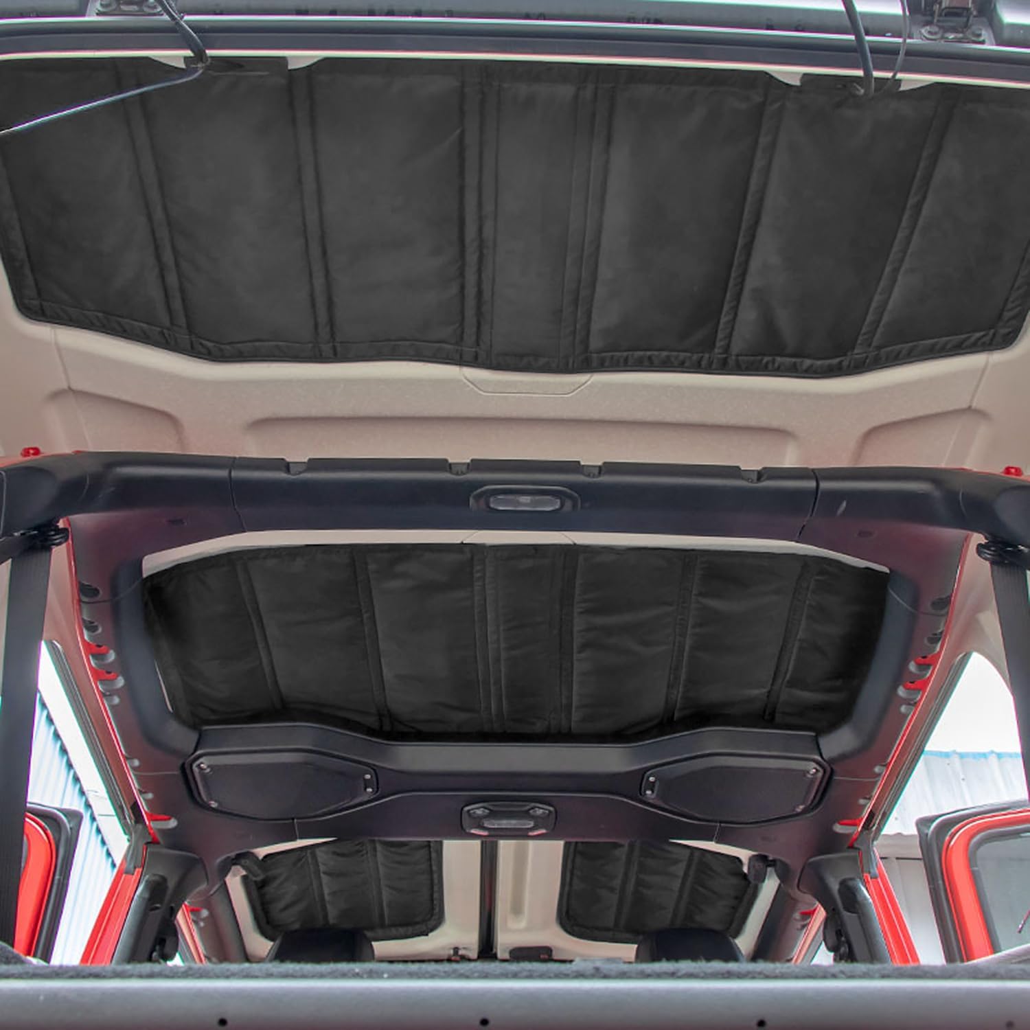 4X4WAVERS RR Design Hard Top Roof Insulator - All-Season Thermal Insulation - Jeep Wrangler JLU/4XE (4 doors) 2018+ - 4X4 WAVERS