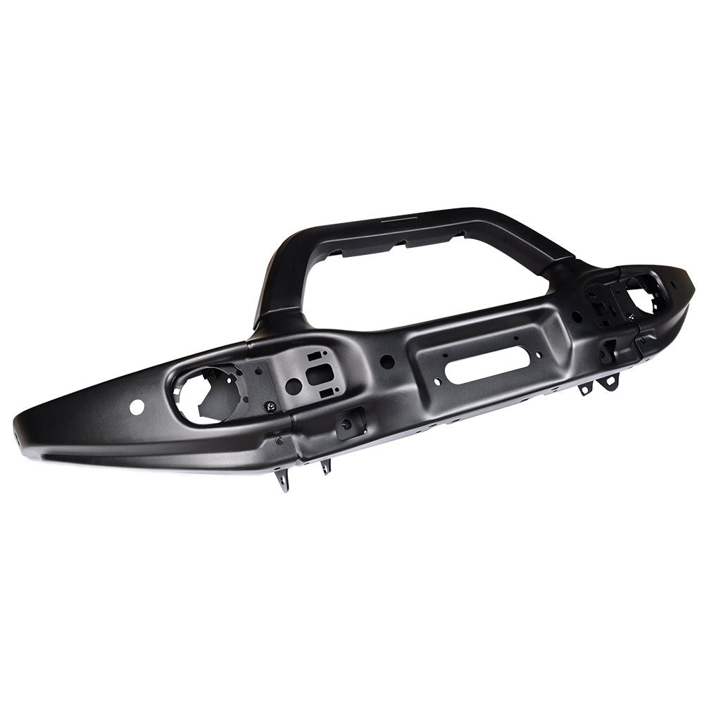 4X4WAVERS AEV Style Front Bumper Long Type with Flat Sides  - Jeep Wrangler JL/JLU/4XE/JT 2018-2025
