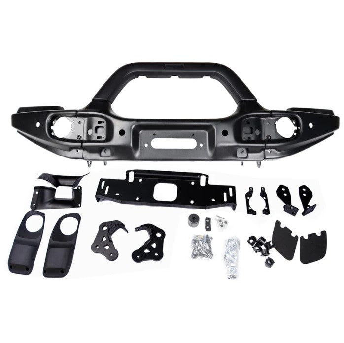 4X4WAVERS AEV Style Front Bumper Long Type with High Sides  - Jeep Wrangler JL/JLU/4XE/JT 2018-2025