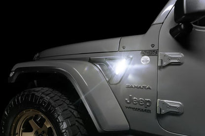 4X4WAVERS Fender Lighting Sidetrack LED - Jeep Wrangler JL/JLU/4XE/JT 2018+