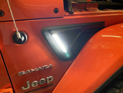 4X4WAVERS Fender Lighting Sidetrack LED - Jeep Wrangler JL/JLU/4XE/JT 2018+