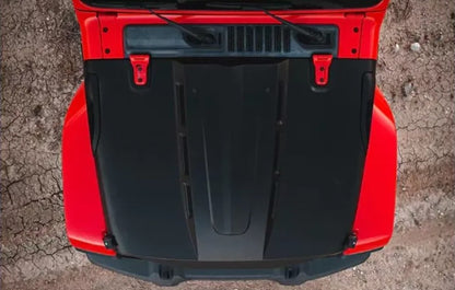 4X4WAVERS Avengers Series I Steel Hood - Jeep Wrangler JL/JLU/4XE/JT 2018+ - 4X4 WAVERS