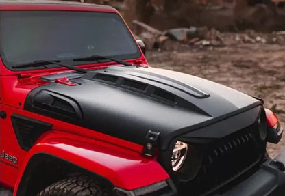 4X4WAVERS Avengers Series I Steel Hood - Jeep Wrangler JL/JLU/4XE/JT 2018+ - 4X4 WAVERS