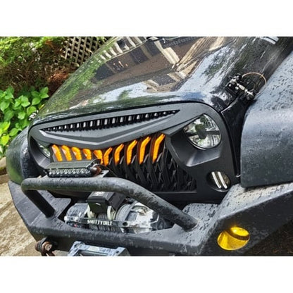 4X4WAVERS Owl Face Series III Grille with bright LED - Jeep Wrangler JK/JKU 2007-2018