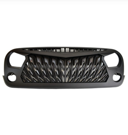 4X4WAVERS Owl Face Series III Grille with bright LED - Jeep Wrangler JK/JKU 2007-2018