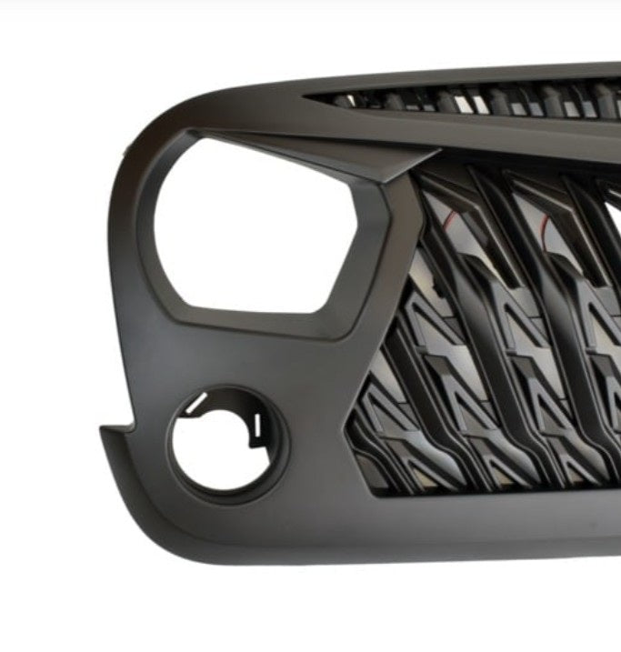 4X4WAVERS Owl Face Series III Grille with bright LED - Jeep Wrangler JK/JKU 2007-2018