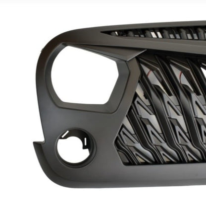 4X4WAVERS Owl Face Series III Grille with bright LED - Jeep Wrangler JK/JKU 2007-2018