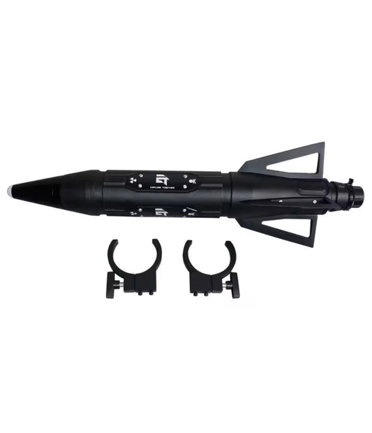 4X4WAVERS Fixed Missile Style 5L Water/Oil Tank Drum Bucket (Black Color) - Universal