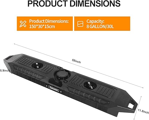 4X4WAVERS 30L Electric Pressure Shower & Outdoor Camping Water Tank (Black Color) - Universal