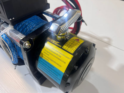 4X4Wavers Heavy Duty 13,500 lbs 12V Electric Offroad Winch with wireless remote - Synthetic rope
