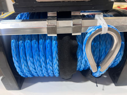 4X4Wavers Heavy Duty 13,500 lbs 12V Electric Offroad Winch with wireless remote - Synthetic rope