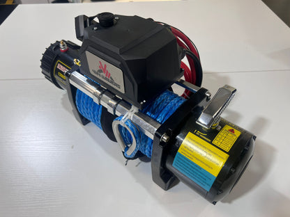4X4Wavers Heavy Duty 13,500 lbs 12V Electric Offroad Winch with wireless remote - Synthetic rope