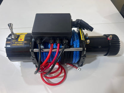 4X4Wavers Heavy Duty 20,000 lbs 12V Electric Offroad Winch with wireless remote - Synthetic rope