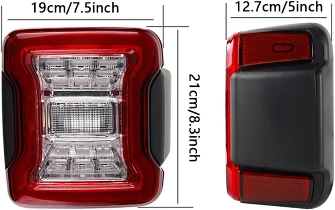 4X4WAVERS Premium LED Tail Light Upgrade Kit - Jeep Wrangler JL/JLU/4XE 2018-2023