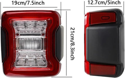 4X4WAVERS Premium LED Tail Light Upgrade Kit - Jeep Wrangler JL/JLU/4XE 2018-2023