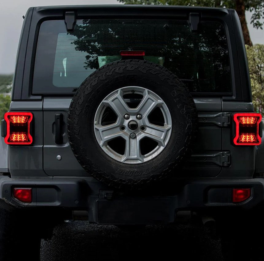 4X4WAVERS Premium LED Tail Light Upgrade Kit - Jeep Wrangler JL/JLU/4XE 2018-2023