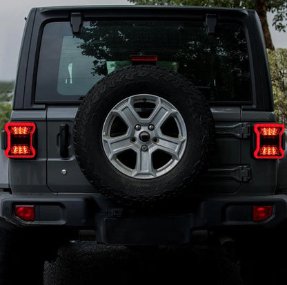 4X4WAVERS Premium LED Tail Light Upgrade Kit - Jeep Wrangler JL/JLU/4XE 2018-2023