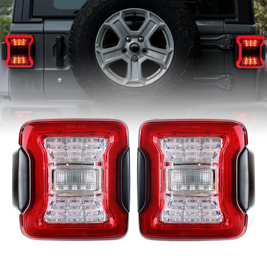 4X4WAVERS Premium LED Tail Light Upgrade Kit - Jeep Wrangler JL/JLU/4XE 2018-2023