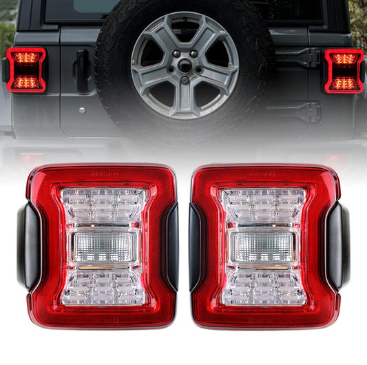4X4WAVERS Premium LED Tail Light Upgrade Kit - Jeep Wrangler JL/JLU/4XE 2018-2023
