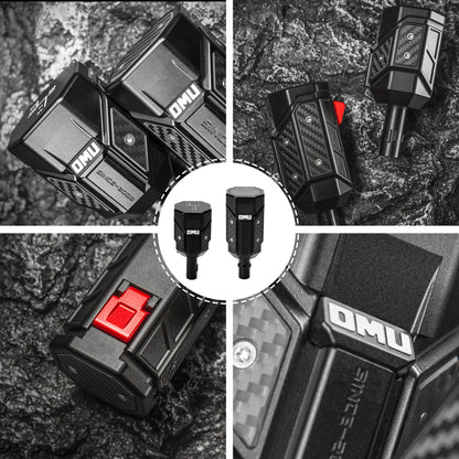 OMU Genesis Series Aluminum Alloy Gear Shif-t Knob  Automatic Transmission Shifter & Transfer Case Lever Handle Kit - Jeep Wrangler JL/JLU/4XE/Gladiator-JT 2018+ - 4X4 WAVERS