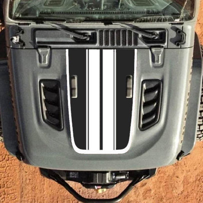 Hood Decal for Jeep Wrangler JL JLU Gladiator JT Rubicon Hood 2018+ Style #60