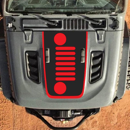 Hood Decal for Jeep Wrangler JL JLU Gladiator JT Rubicon Hood 2018+ Style #54