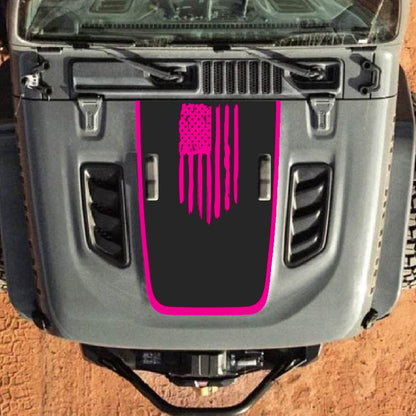 Hood Decal for Jeep Wrangler JL JLU Gladiator JT Rubicon Hood 2018+ Style #30