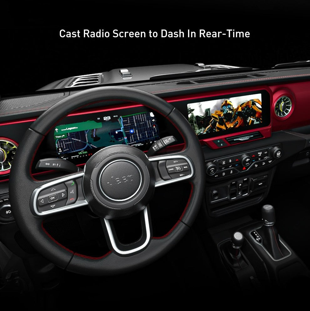 Carobotor J-Max Pro Digital Cluster All-In-One - Jeep wrangler JL/JLU/4XE/JT 2018-2023 (2025 Update version) - 4X4 WAVERS