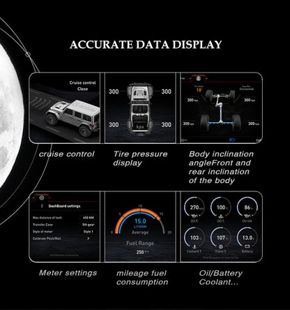 Carobotor J-Max Digital Dashboard+radio All-In-One - Jeep Wrangler JL/JLU/JT 2018-2023 - 4X4 WAVERS