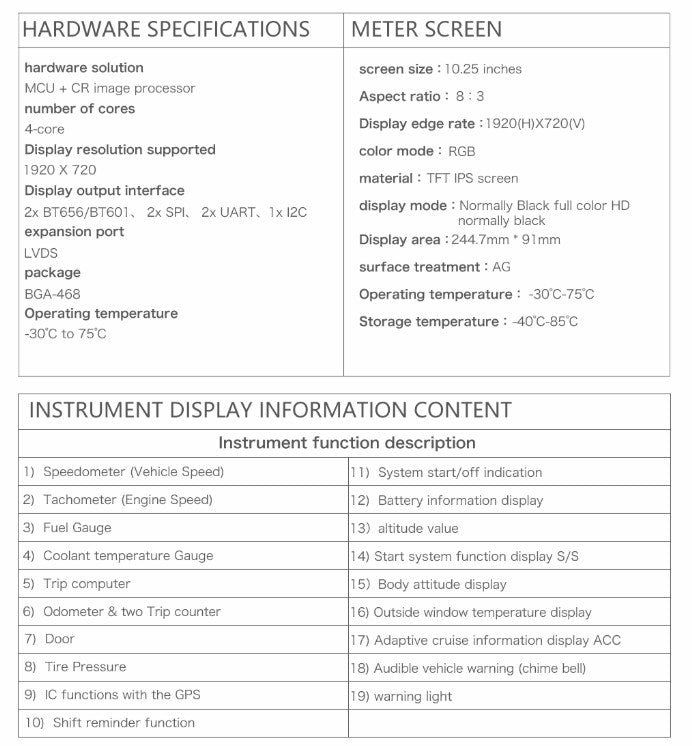 Carobotor J-Max Digital Dashboard+radio All-In-One - Jeep Wrangler JL/JLU/JT 2018-2023 - 4X4 WAVERS