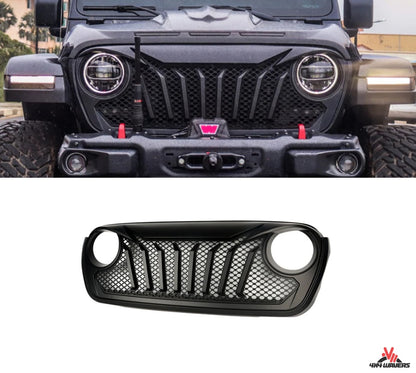4X4WAVERS Calandre avant - Série Mad Owl III - Jeep Wrangler JL/JLU/4XE/Gladiator-JT 2018+