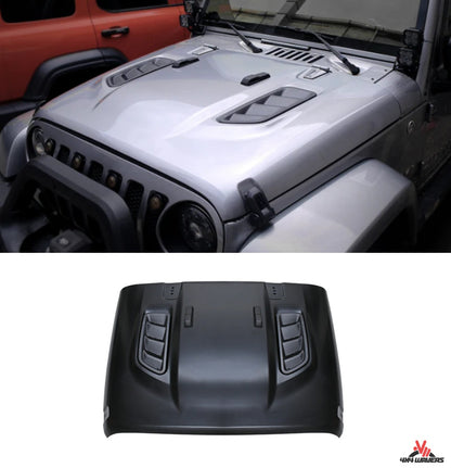 4X4WAVERS Capot style Rubicon - Mise à niveau JK vers JL Rubicon - Jeep Wrangler JK/JKU 2007-2018